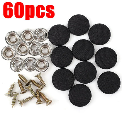 Car Interior Roof Headliner Buckles – Fabric Retainer Rivets & Repair Caps