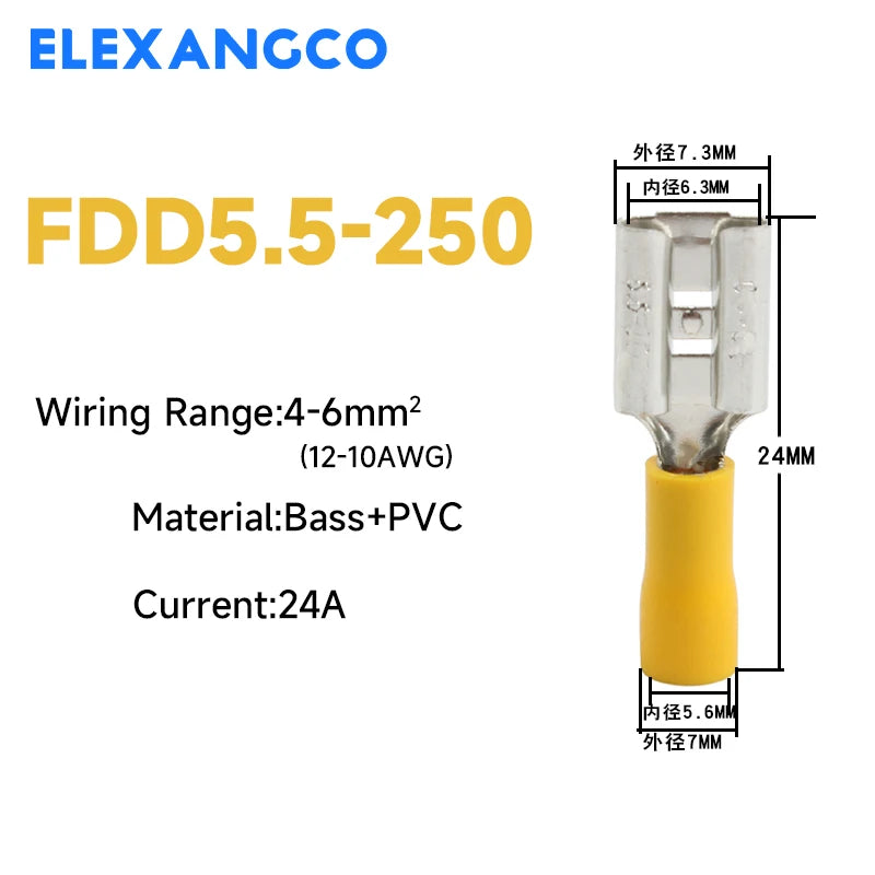 Insulated Spade Wire Connector Assortment