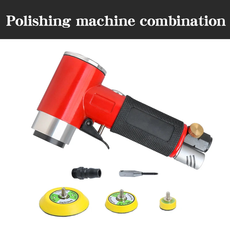 Pneumatic Orbit Air Sander 90° also Polishing and Grinding, 1, 2 and 3inch Sanding Pad