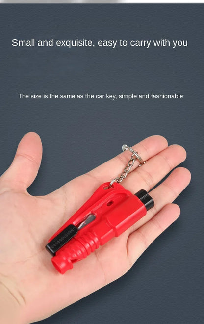 3-in-1 Car Safety Hammer & Seatbelt Cutter – Window Breaker Escape Tool with Whistle
