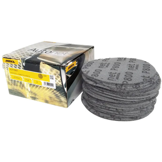 MIRKA 6" Sandpaper Mesh Discs (50-Pack)