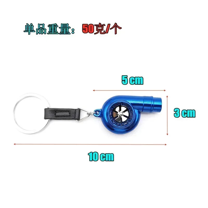 Spinning Turbo Keychain With Real Sound