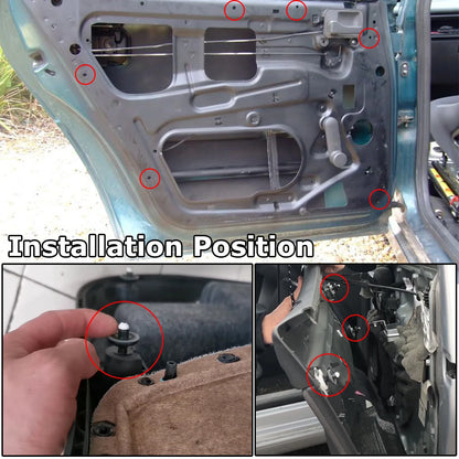 Push Retainers For VAG,VW, Audi, Porsche, Door Panel Card, Interior Trim Clips