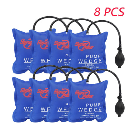 Air Wedge 1/2/4/8pc Super PDR, Airbag Cushioned Hand Pump