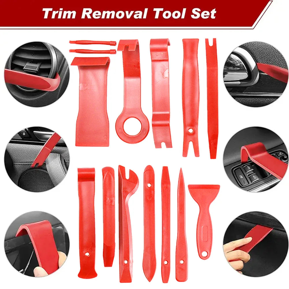 Pry Tool Kit - Car Interior Removal Kit, Easy To Pry Fasteners ,Door Clips And More