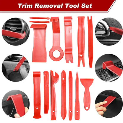 Pry Tool Kit - Car Interior Removal Kit, Easy To Pry Fasteners ,Door Clips And More