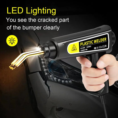 Hot Stapler Gun Bumper Repair Kit 110V 220V 70W – Garage Tools for Plastic Welding