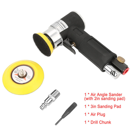 Pneumatic Air Sander 90° also Polishing and Grinding, 2inch 3inch Sanding Pad