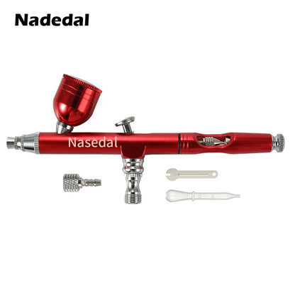 Dual-Action Airbrush Gun 0.3mm – Gravity Feed Spray Gun for Custom Paint & Detail Work