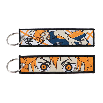 Embroided Keychain - Anime 100 versions, Gensin Impact, Tartaglia, Zhongli, Mavuika, Heavenly Principles and more!