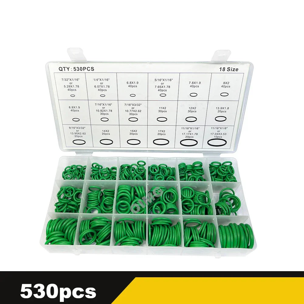 O-ring Set, Rubber Gaskets, Seal Ring for Air Condition 18 Sizes