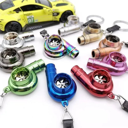 Spinning Turbo Keychain With Real Sound