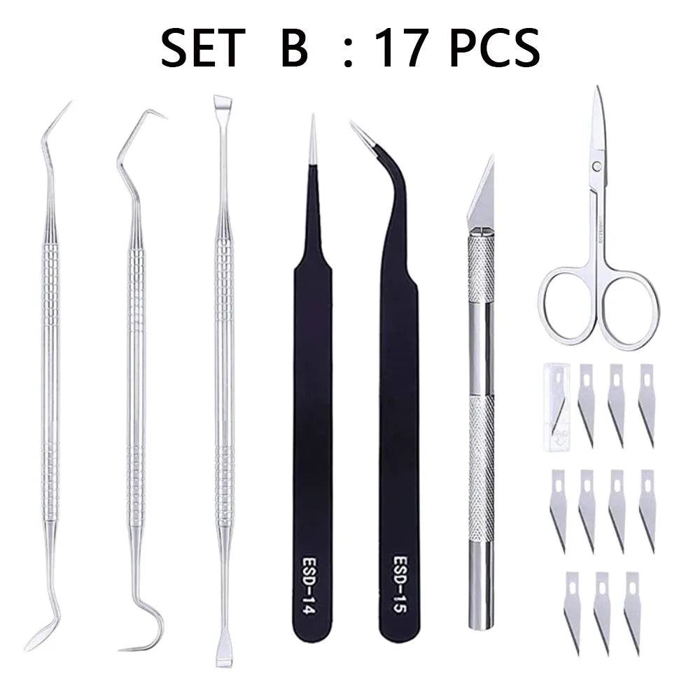 Vinyl and Sicker Weeding Tool Set, DIY Kit. Silhouettes, Cameos, Lettering, Scrapbooking