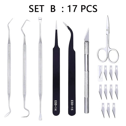 Vinyl and Sicker Weeding Tool Set, DIY Kit. Silhouettes, Cameos, Lettering, Scrapbooking