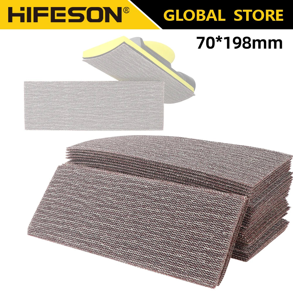 HIFESON 70x198mm Rectangular Sanding Sheets