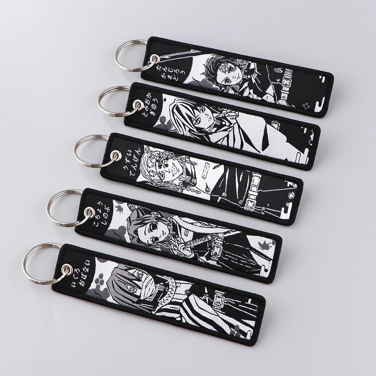Embroided Keychain - Demon Slayer, Tanjiro Kamado, Kyōjurō Rengoku, Muichiro Tokito, Inosuke Hashibira and more