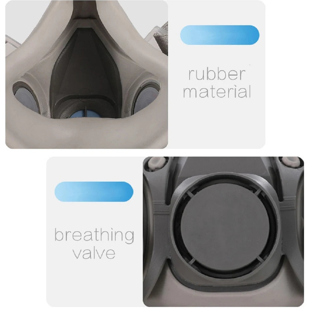 6200 Half-Face Respirator Mask – Reusable Spray Paint & Gas Protection