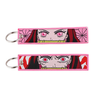 Embroided Keychain - Demon Slayer, Tanjiro Kamado, Kyōjurō Rengoku, Muichiro Tokito, Inosuke Hashibira and more