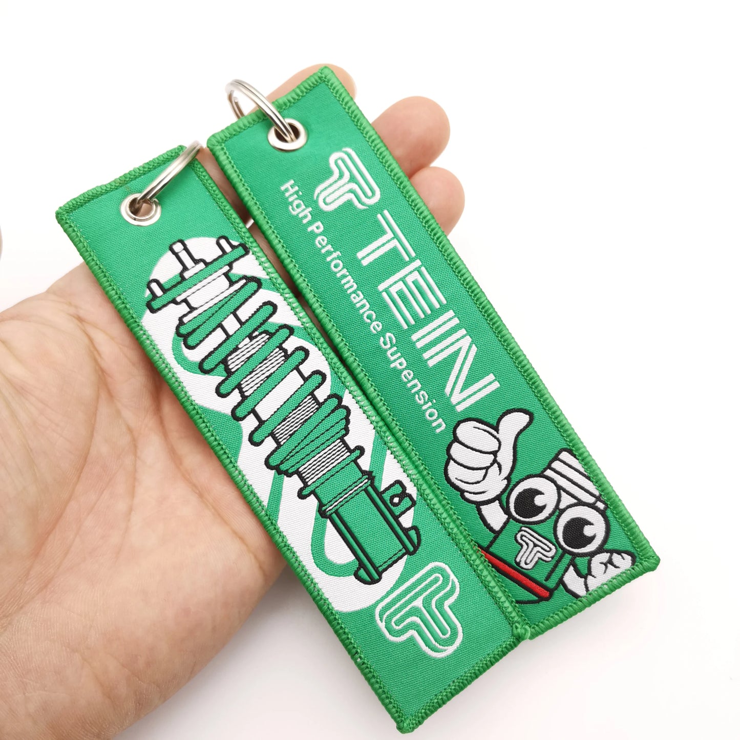 Embroided Keychain - Type R, Eat Sleep Race, HKS, BIRDE, Tein and more!