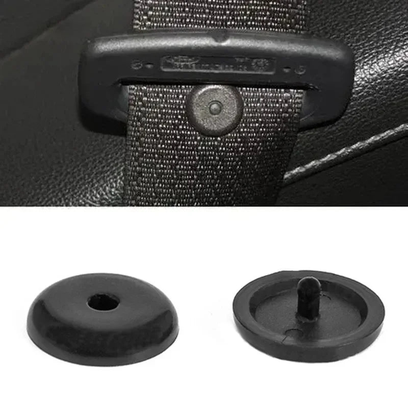 Car Seatbelt Buckle Stop Button Clips – Seatbelt Adjuster Retainer Rivets (10pcs)