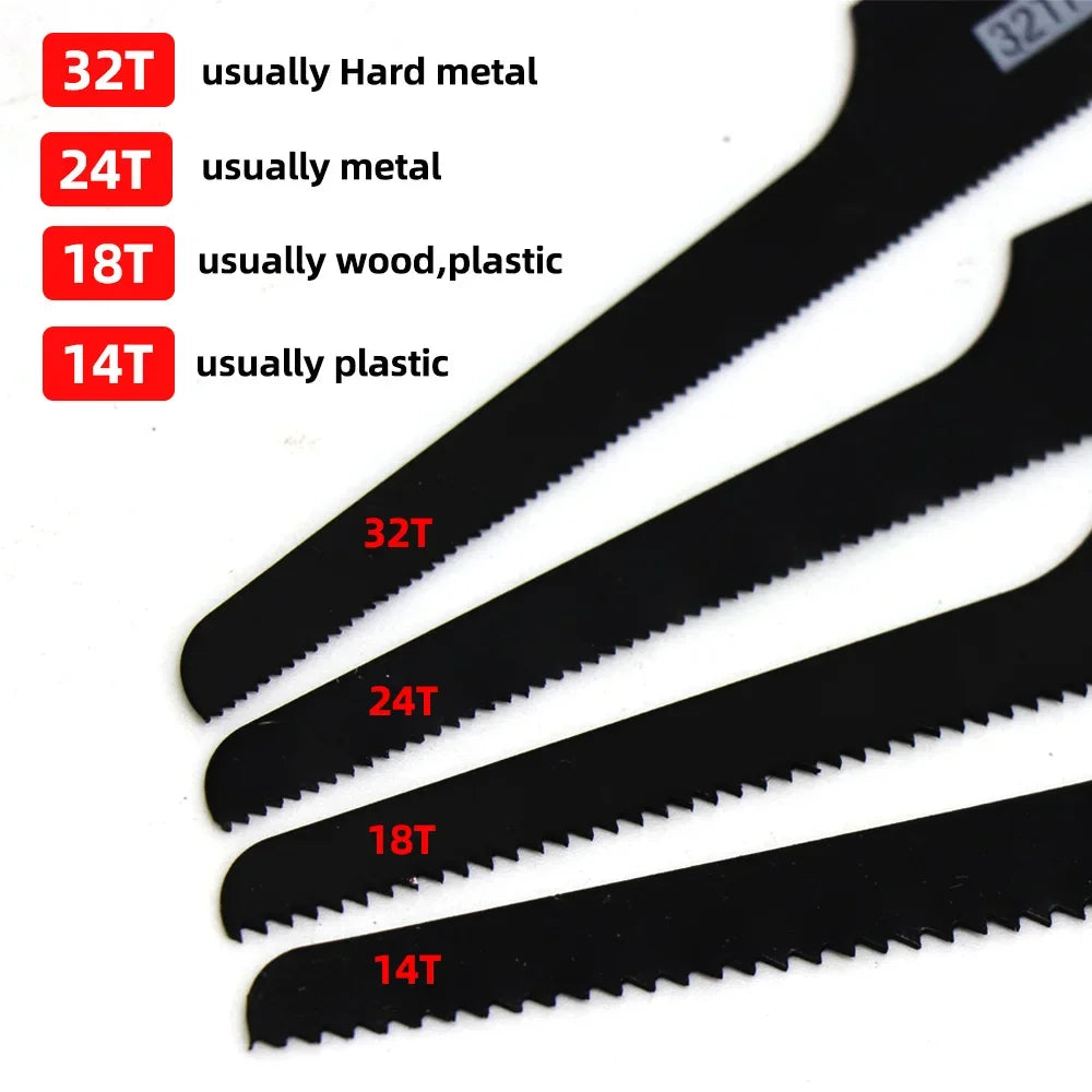 HIFESON Saw Blades 5pcs – Precision Blades for Pneumatic Reciprocating Saws