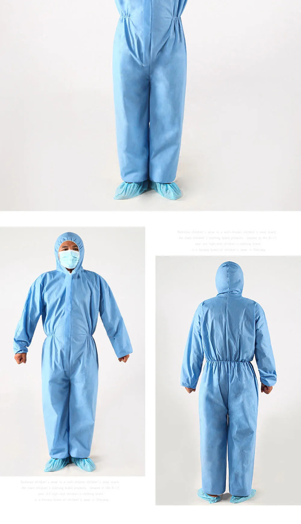 Disposable Dustproof Coverall Suit – Water & Oil Resistant Paint Spray Protection