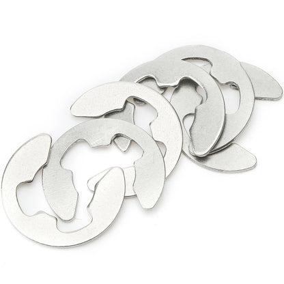 Stainless Steel E-Clip Retaining Ring Assortment