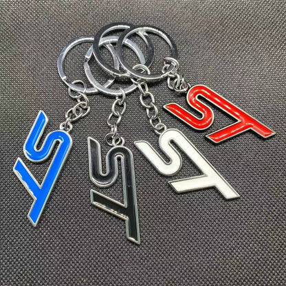Ford ST / ST-Line Metal Keychain – Badge Pendant