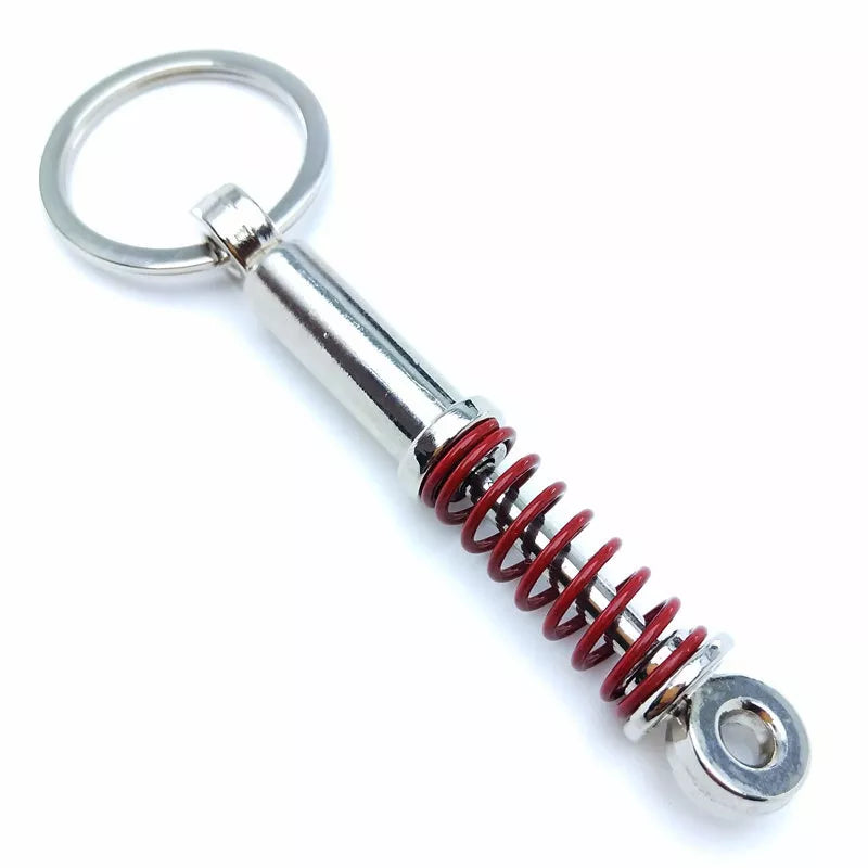Car Part Metal Keychain – Turbo, Brake Disc, Gear Hub, Coilover & Wheel Pendant